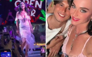 Fã brasileiro se surpreende ao encontrar Katy Perry durante balada em Barcelona; vídeo